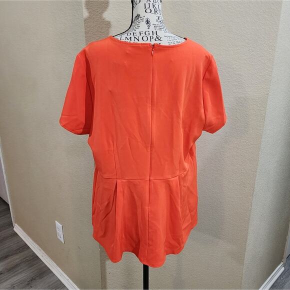 Lane Bryant peplum babydoll blouse plus‎ size 18 2X new!!! - Picture 2 of 7
